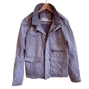 Calvin Klein Slim Fit Field Jacket - Women's Large - Gray‎ Utility Lightweight